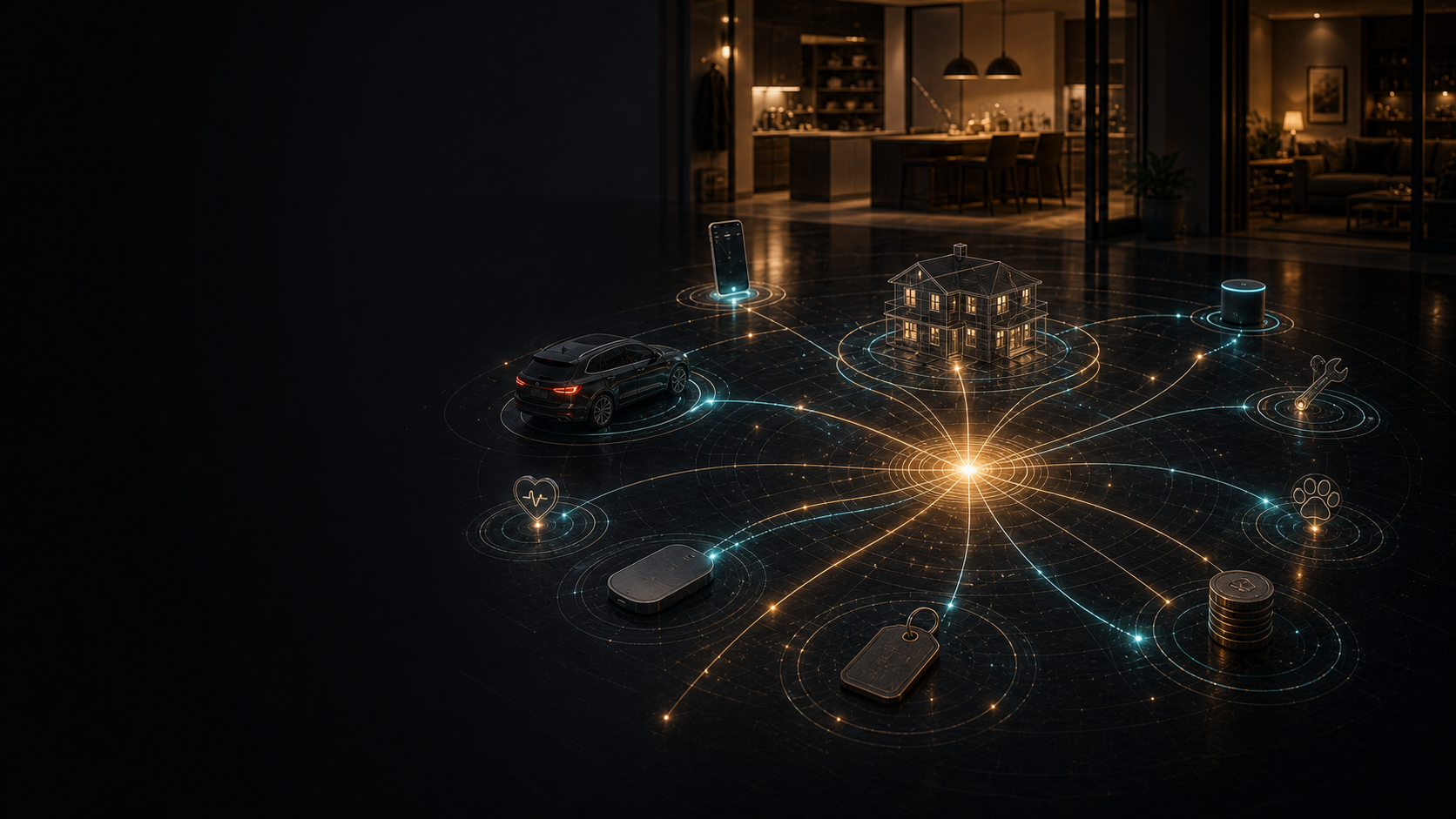 Household, vehicle, pet and device protection signals connected into one portfolio